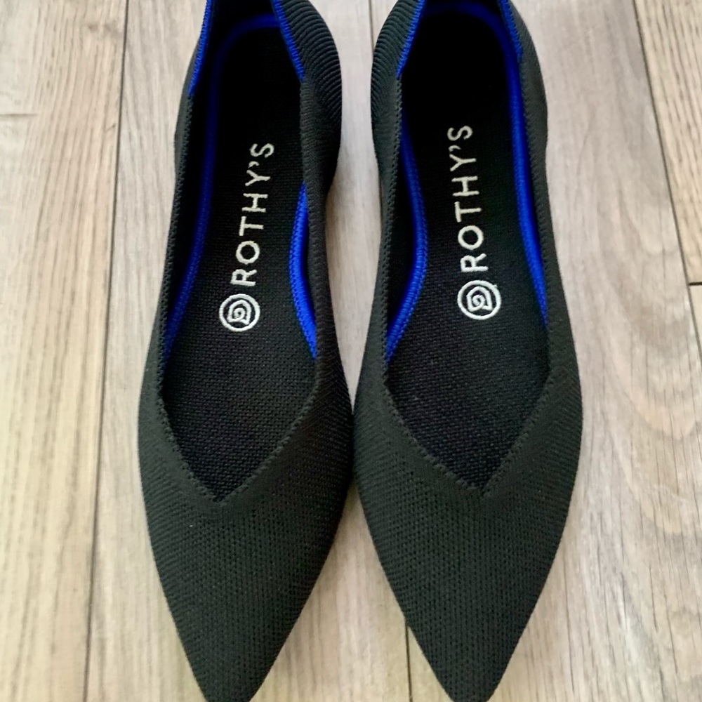 Rothy’s The Point Black 7.5 Like New